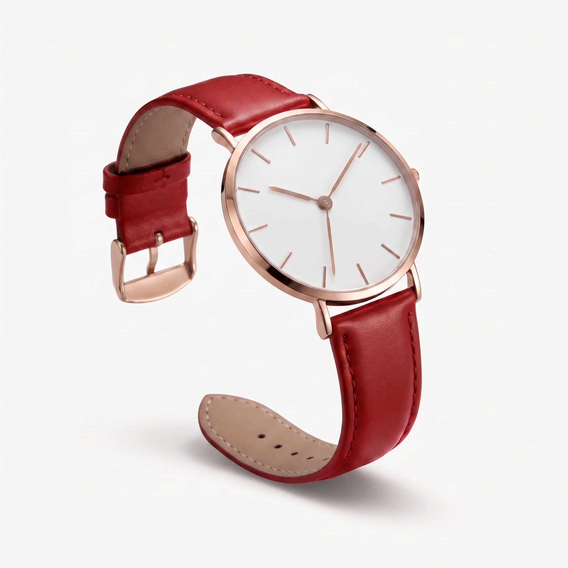 Tenesly Aria - Rose Gold & Crimson