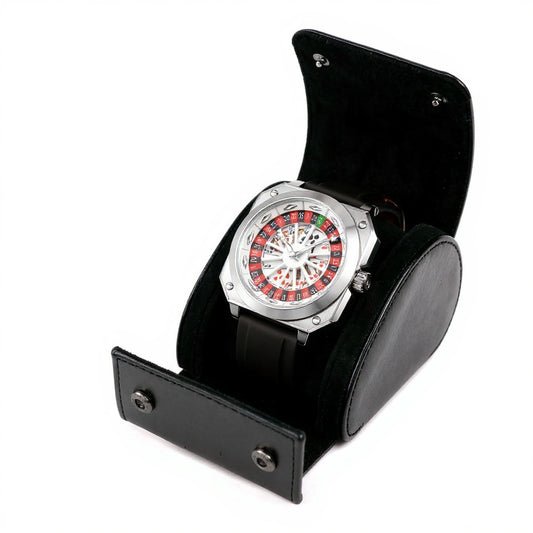 Tenesly watch roll open with the Tenesly Royale inside